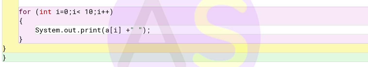 Define a class to accept 10 integers and arrange them in descending order using bubble sort. Print the original array and the sorted array. 