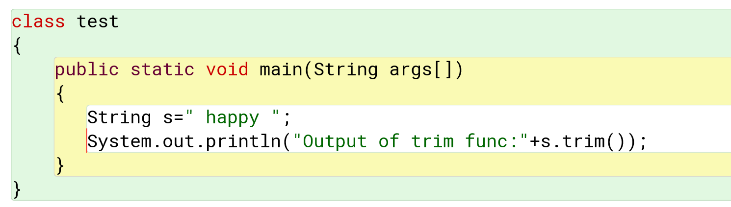 charAt function in a string